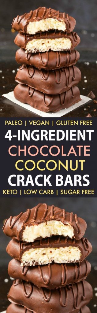 low carb chocolate coconut bars